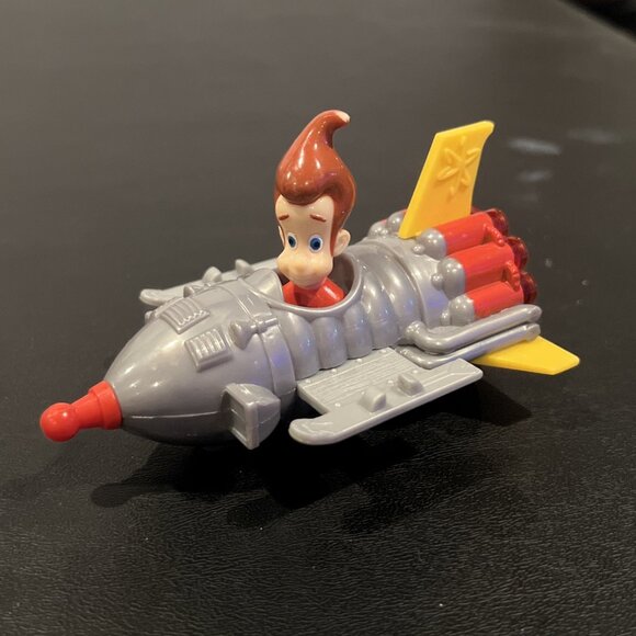 Nickelodeon Other - Wendy's Kid Meal 2003 Jimmy Neutron Boy Genius Space Ship Car Vehicle Toy Figure